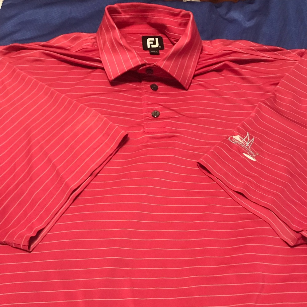 FootJoy Massanutten Striped Golf Polo